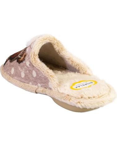 HAUSSCHUHE COSDAM 4658 BÄREN-DESIGN STEINFARBE PIEDRA