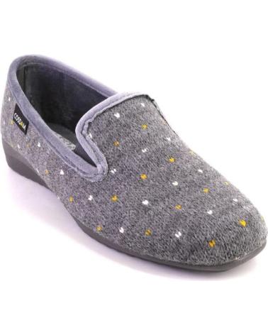 HAUSSCHUHE COSDAM 156 GLITZERPUNKTE GRAU GRIS