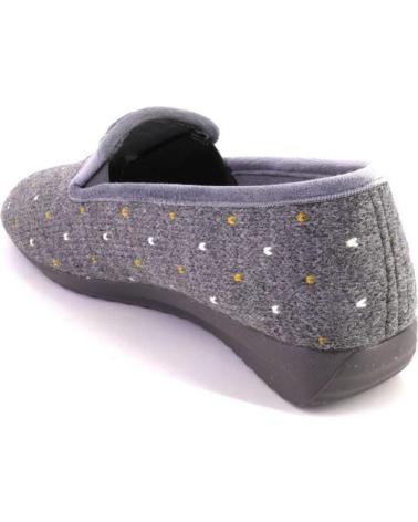 HAUSSCHUHE COSDAM 156 GLITZERPUNKTE GRAU GRIS