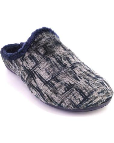 HAUSSCHUHE COSDAM 13718 ABSTRAKTES MUSTER MARINEBLAU AZUL MARINO