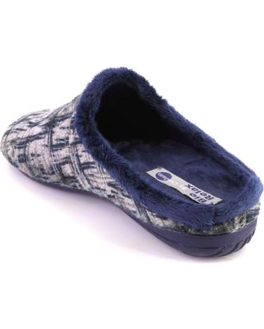 HAUSSCHUHE COSDAM 13718 ABSTRAKTES MUSTER MARINEBLAU AZUL MARINO