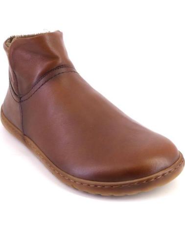 BOTÍN KAOLA 2750 DE PIEL COLOR CUERO CUERO