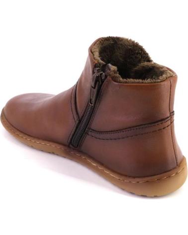 BOTÍN KAOLA 2750 DE PIEL COLOR CUERO CUERO