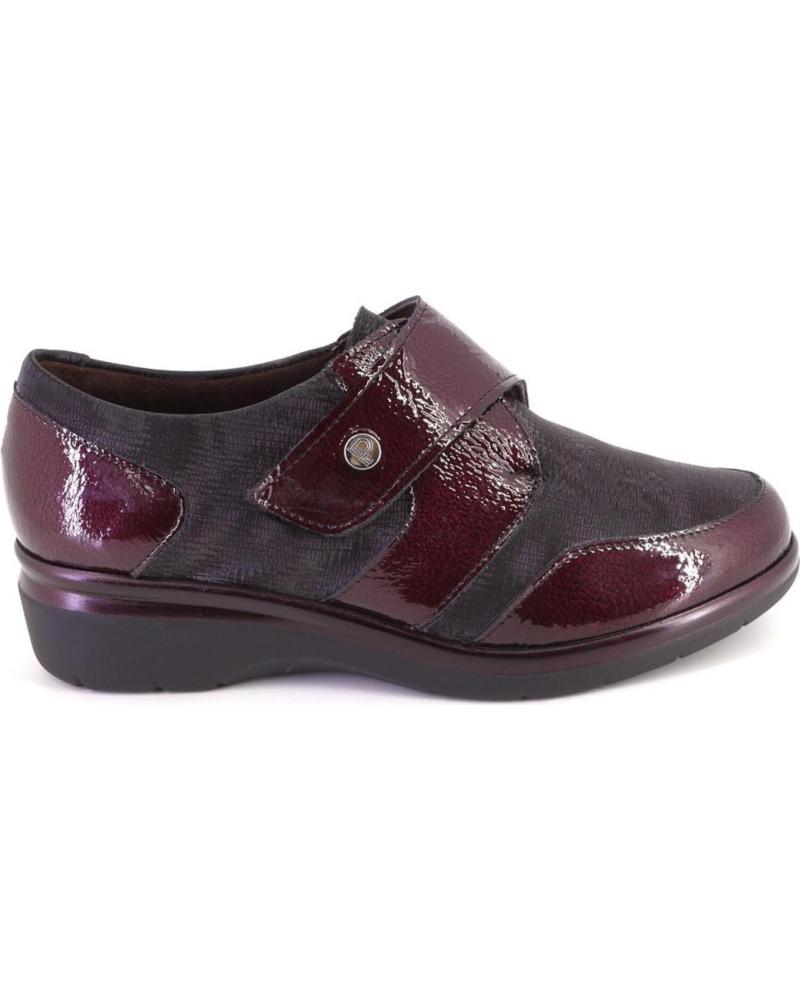 PITILLOS 10721 SCARPA COMFORT BORDEAUX CON VELCRO BURDEOS