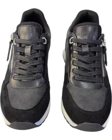 REFRESH FREIZEIT-SNEAKER 172959 SCHWARZ MIT SEITENREISSVERSCHLUSS NEGRO
