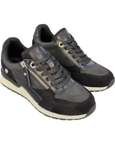REFRESH FREIZEIT-SNEAKER 172959 SCHWARZ MIT SEITENREISSVERSCHLUSS NEGRO