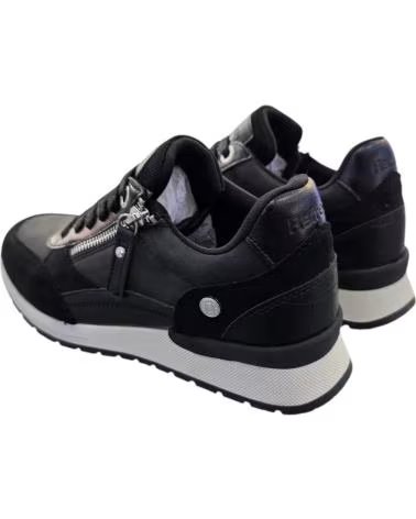 REFRESH FREIZEIT-SNEAKER 172959 SCHWARZ MIT SEITENREISSVERSCHLUSS NEGRO