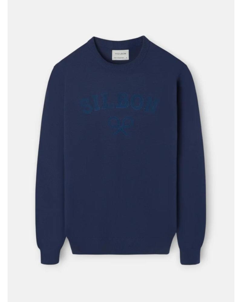 JERSEY SILBON CUELLO REDONDO 134250 AZUL MARINO AZUL