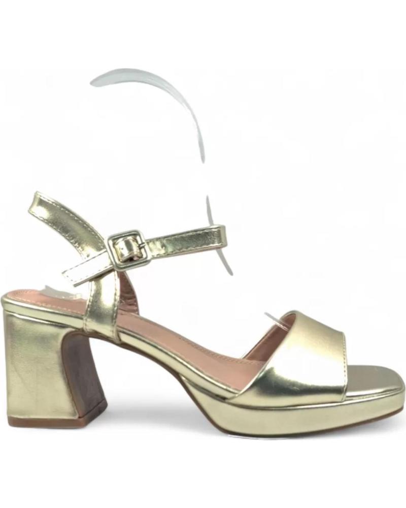 TIMBOS SANDALIA TACON FIESTA DE MUJER ORO 132138 AMARILLO TIMBOS SANDALIA TACON FIESTA DE MUJER ORO 132138 AMARILLO