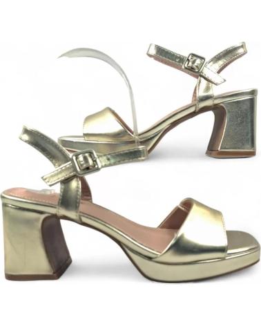 TIMBOS SANDALIA TACON FIESTA DE MUJER ORO 132138 AMARILLO TIMBOS SANDALIA TACON FIESTA DE MUJER ORO 132138 AMARILLO