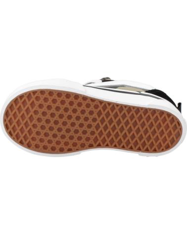 VANS KNU SKOOL ELASTIC LACE - BASKETS ENFANT CAMOUFLAGE NOIR ET VERT BLKGREN