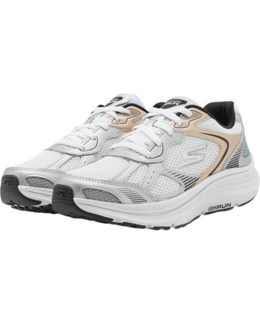 SKECHERS ZAPATILLAS EN COLOR PARA MUJER BLANCO SKECHERS ZAPATILLAS EN COLOR PARA MUJER BLANCO