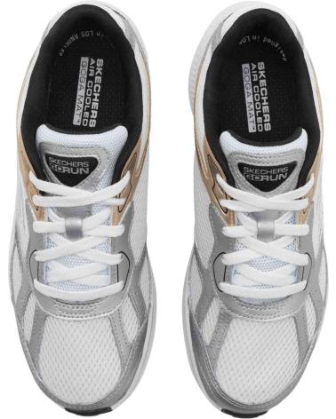 SKECHERS ZAPATILLAS EN COLOR PARA MUJER BLANCO SKECHERS ZAPATILLAS EN COLOR PARA MUJER BLANCO