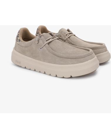 WALK IN PITAS LYON WALLABI - WASSERABWEISENDER NUBUK-MOKASSIN BEIGE BEIGE