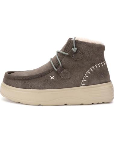 WALK IN PITAS SYDNEY WATER-REPELLENT SPLIT LEATHER BOOT WITH TORTORA LINING TORTORA
