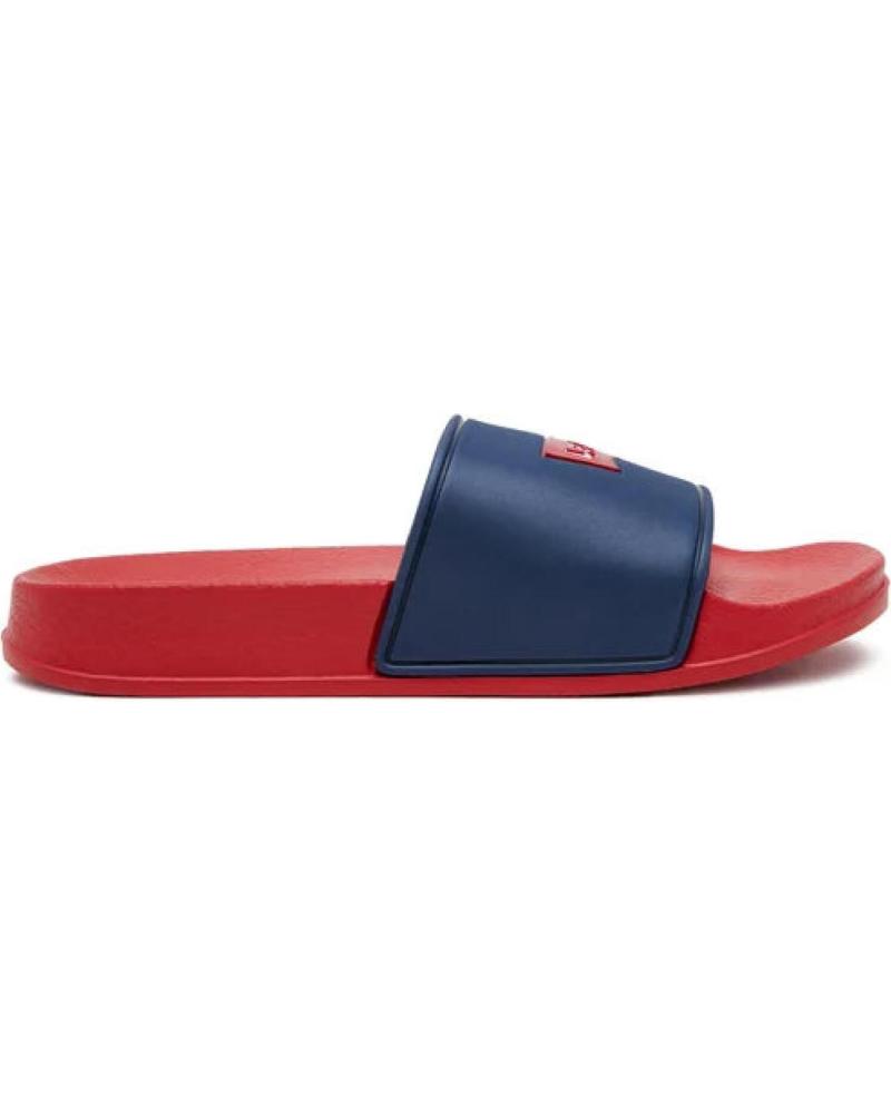 LEVIS SLIDES VPOL0186S NAVY BLUE AND RED NEGRO LEVIS SLIDES VPOL0186S NAVY BLUE AND RED NEGRO