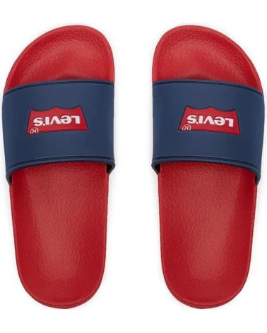 LEVIS SLIDES VPOL0186S NAVY BLUE AND RED NEGRO LEVIS SLIDES VPOL0186S NAVY BLUE AND RED NEGRO