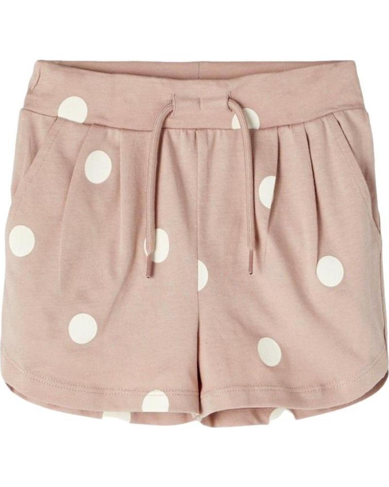 NAME IT NAME IT PANTALÓN CORTO INFANTIL CON LUNARES AMARILLO