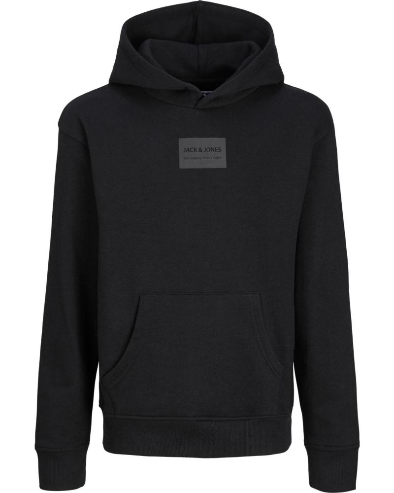 JACK & JONES KIDS HOODIE 12259809 BLACK VERDE JACK & JONES KIDS HOODIE 12259809 BLACK VERDE