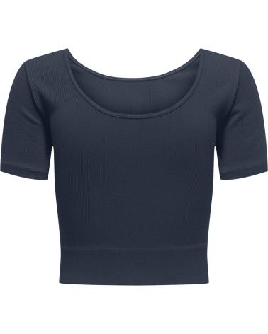 ONLY SHORT SLEEVE SPORT TOP 15317056 BLUE AZUL