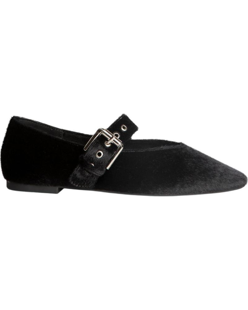 CORINA M5625 MARY JANE RIEMCHENSCHUHE SCHWARZ MIT SCHNALLE NEGRO