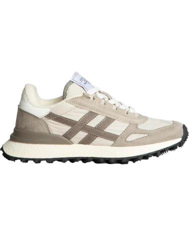 BASKETS CORINA M5545 CASUAL GRISES AVEC DÉTAILS BEIGE GRIS