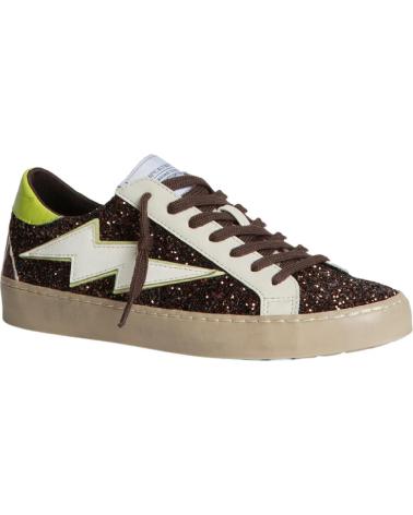 CORINA M5505 COFFEE BROWN LOW-TOP SNEAKERS MARRóN