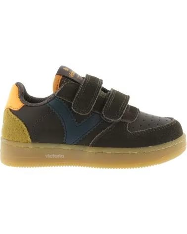 VICTORIA TIEMPO SNEAKER MIT KLETTVERSCHLUSS UND WILDLEDER-DETAIL GREEN