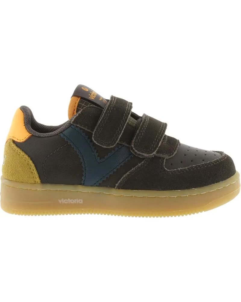 VICTORIA TIEMPO SNEAKER MIT KLETTVERSCHLUSS UND WILDLEDER-DETAIL GREEN