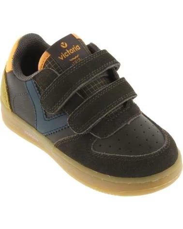 VICTORIA TIEMPO SNEAKER MIT KLETTVERSCHLUSS UND WILDLEDER-DETAIL GREEN