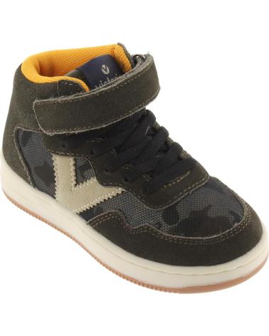 VICTORIA TIEMPO 1124127 KHAKI ANKLE BOOTS WITH HOOK-AND-LOOP STRAP KAKI VICTORIA TIEMPO 1124127 KHAKI ANKLE BOOTS WITH HOOK-AND-LOOP STRAP KAKI