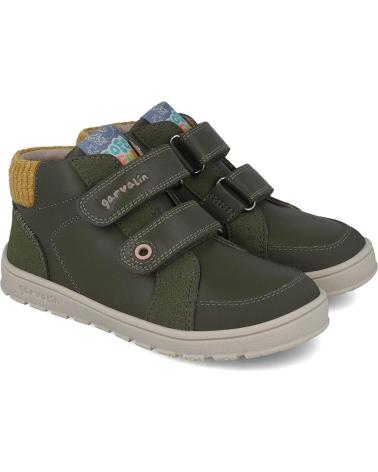 GARVALIN BAREFOOT URBAN SOFT KIDS BOOTIE 251504 MILITARY GREEN MILITAREB788 GARVALIN BAREFOOT URBAN SOFT KIDS BOOTIE 251504 MILITARY GREEN MILITAREB788