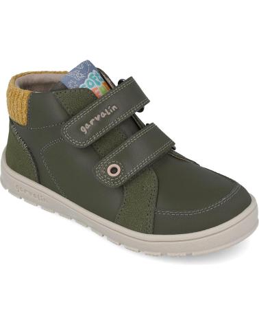 GARVALIN BAREFOOT URBAN SOFT KIDS BOOTIE 251504 MILITARY GREEN MILITAREB788 GARVALIN BAREFOOT URBAN SOFT KIDS BOOTIE 251504 MILITARY GREEN MILITAREB788