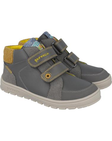 GARVALIN BAREFOOT URBAN SOFT KIDS BOOTIE 251504 UNDERGROUND GREY UNDERGROUNDC213