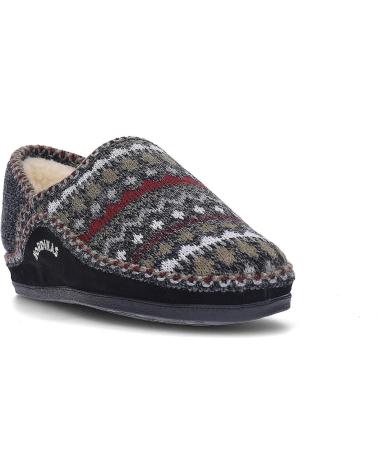 PANTOFOLE NORDIKAS CLASSIC 3002 FANTASIA NERA PANTICOSANEGRO