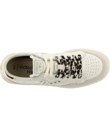 VICTORIA SMASH STUDDED LEATHER SNEAKERS 8806115 CREAM CREMA