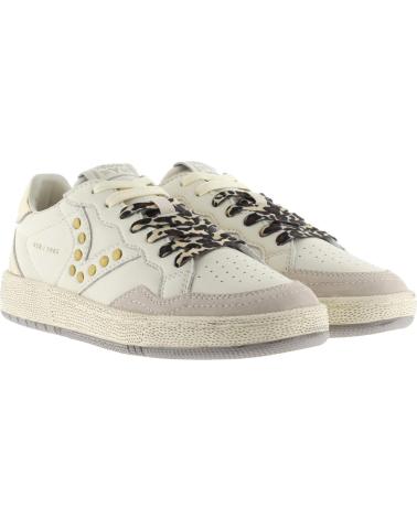 VICTORIA SMASH STUDDED LEATHER SNEAKERS 8806115 CREAM CREMA