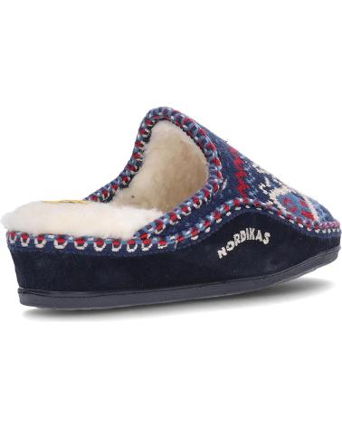 PANTOFOLE NORDIKAS SCOTT 1502 BLU MARINO HOMEMARINO