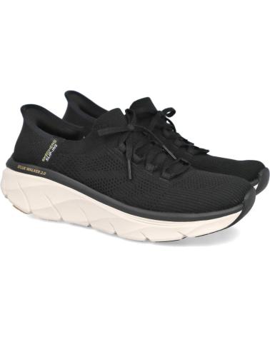SKECHERS D'LUX WALKER 2.0 150105 BKTN SCHWARZE SNEAKER NEGRO