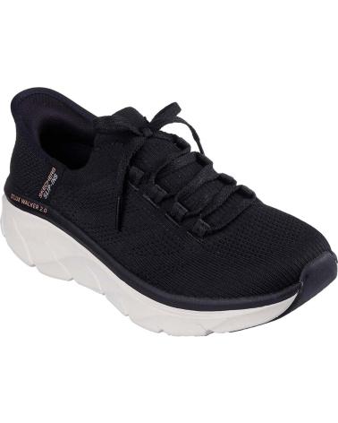 SKECHERS D'LUX WALKER 2.0 150105 BKTN SCHWARZE SNEAKER NEGRO