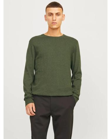 JACK AND JONES JERSEY DE PUNTO JACK & JONES 12208364 MARRÓN VERDE