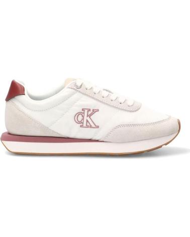 CALVIN KLEIN RETRO RUNNER ESS MIX MAT BLANCO