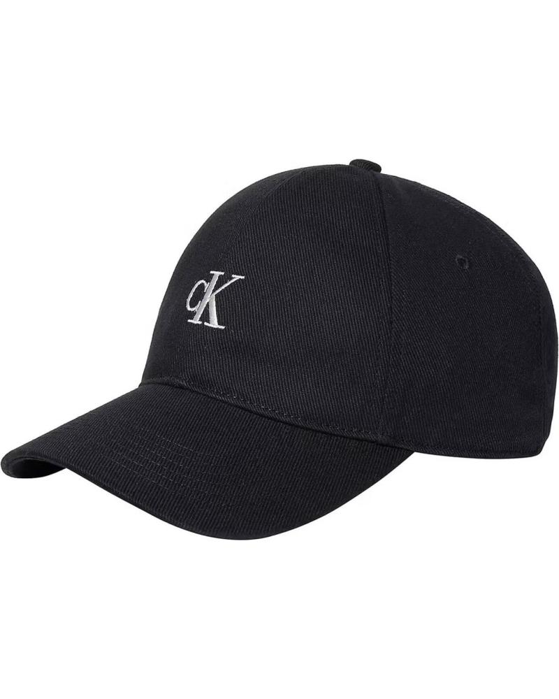 CASQUETTE CALVIN KLEIN MONOGRAM EMBROIDERY NOIRE NEGRO