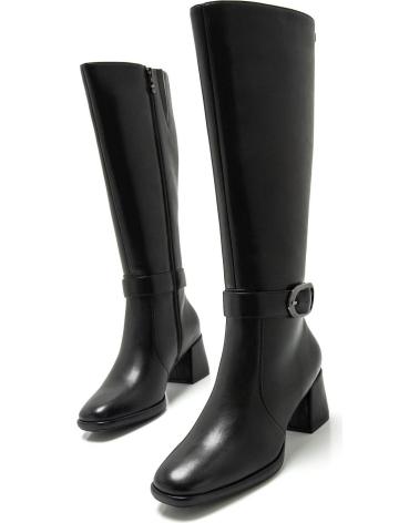 STIVALI ALTI MARIA MARE 63493 NERI CON FIBBIA DECORATIVA NEGRO