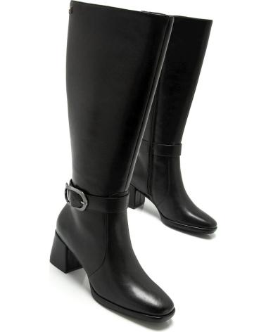 STIVALI ALTI MARIA MARE 63493 NERI CON FIBBIA DECORATIVA NEGRO