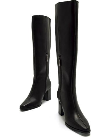 STIVALI ALTI CON TACCO MTNG 55473 NERE NEGRO