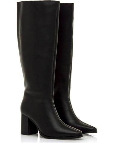 STIVALI ALTI CON TACCO MTNG 55473 NERE NEGRO