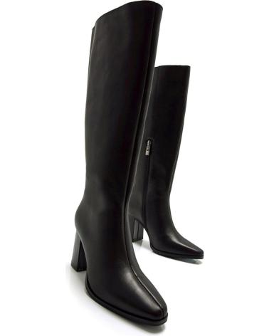 STIVALI ALTI CON TACCO MTNG 55473 NERE NEGRO