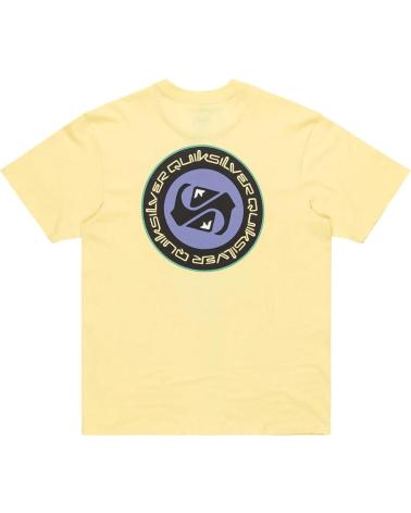 T-SHIRT QUIKSILVER EQYZT08054 GRAPHIQUE, MANCHES COURTES JAUNE CLAIR BLANCO T-SHIRT QUIKSILVER EQYZT08054 GRAPHIQUE, MANCHES COURTES JAUNE CLAIR BLANCO