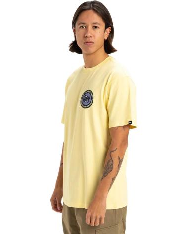 T-SHIRT QUIKSILVER EQYZT08054 GRAPHIQUE, MANCHES COURTES JAUNE CLAIR BLANCO T-SHIRT QUIKSILVER EQYZT08054 GRAPHIQUE, MANCHES COURTES JAUNE CLAIR BLANCO